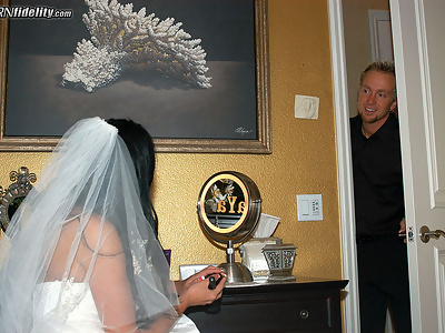 Audrey Bitoni is Cheating Whore on Her Wedding Day